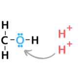 アルコールを硫酸で分子内脱水するとアルケンができる仕組み